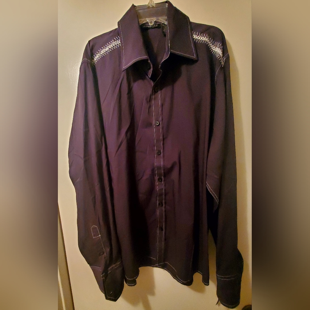 Kenneth Cole Button Shirt Men Size XL